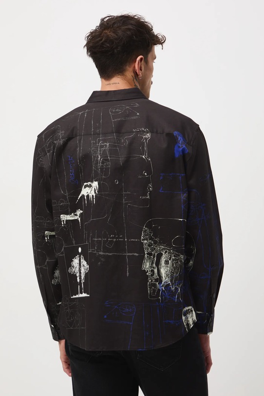 Košeľa Medicine čierna RW25-KDMA53