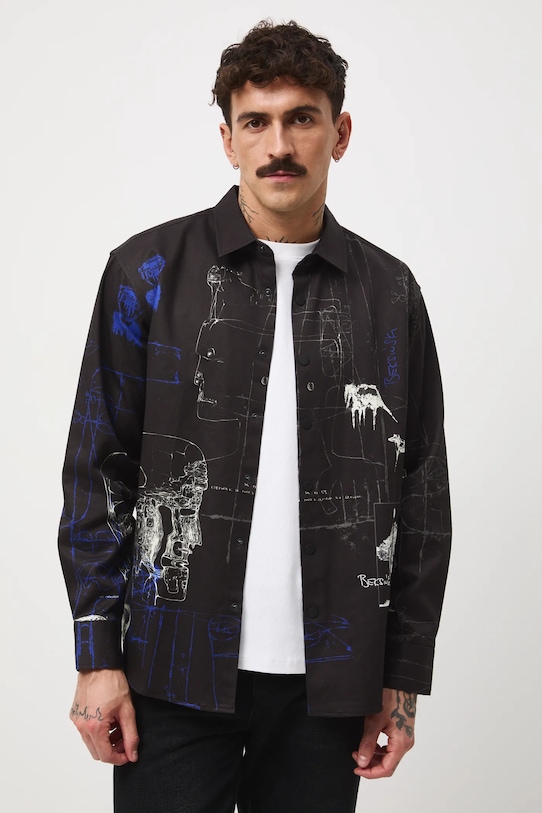 Košeľa Medicine RW25-KDMA53 čierna