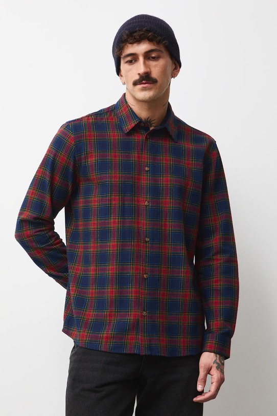 Medicine koszula bawełniana RW25-KDMB19 granatowy RW25