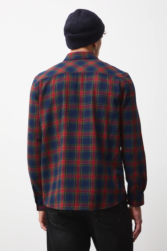 Odzież Medicine koszula bawełniana RW25-KDMB19 granatowy