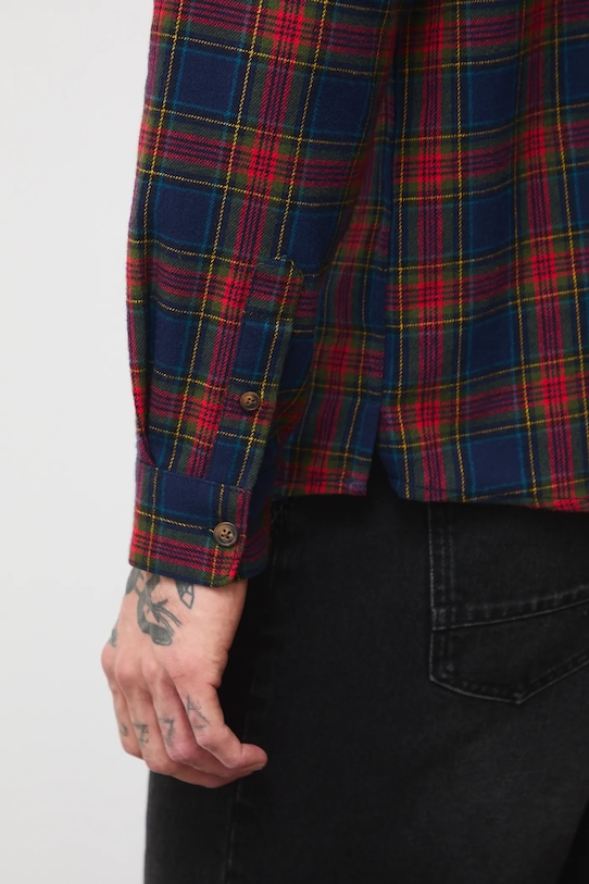 Medicine koszula bawełniana RW25-KDMB19 granatowy