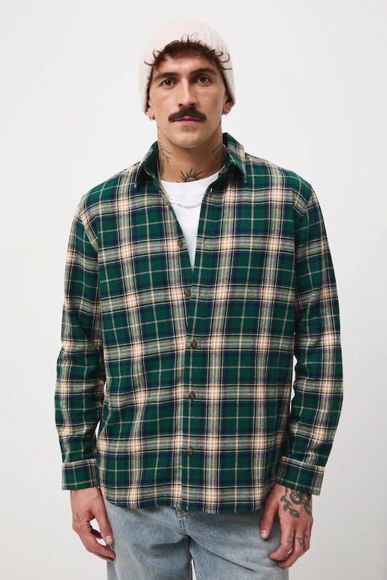 Medicine koszula bawełniana RW25-KDMB19 zielony RW25