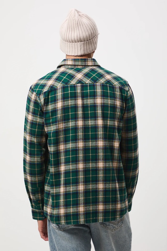 Medicine koszula bawełniana zielony RW25-KDMB19