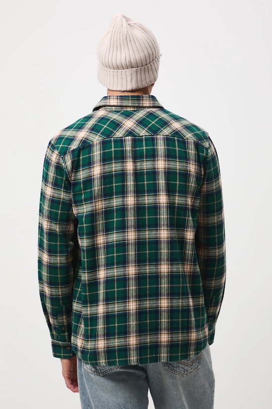 Medicine koszula bawełniana zielony RW25-KDMB19