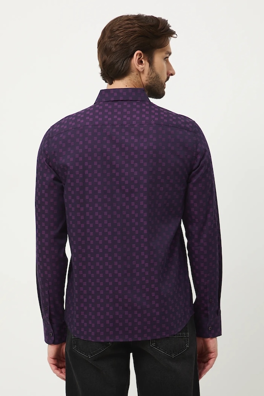 Odzież Medicine koszula bawełniana RW25-KDMB22 fioletowy