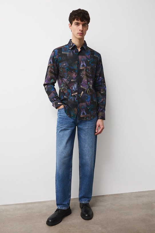 Medicine koszula bawełniana RW25-KDMC10 multicolor RW25