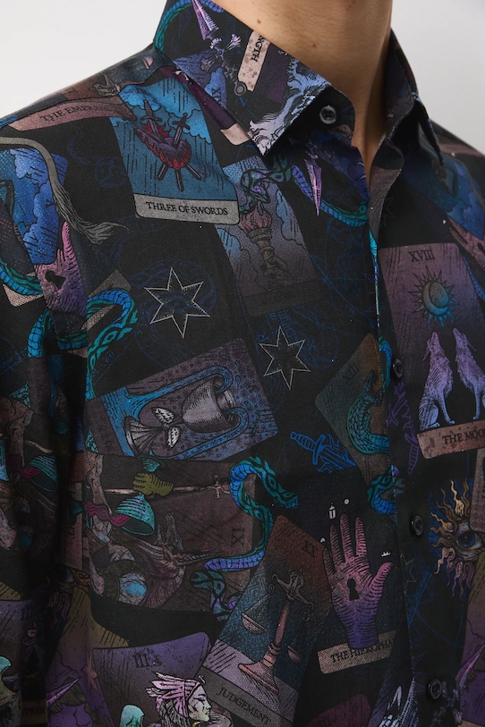 Medicine koszula bawełniana RW25-KDMC10 multicolor