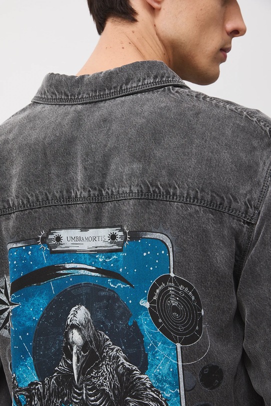 Medicine koszula jeansowa szary RW25-KDMC13