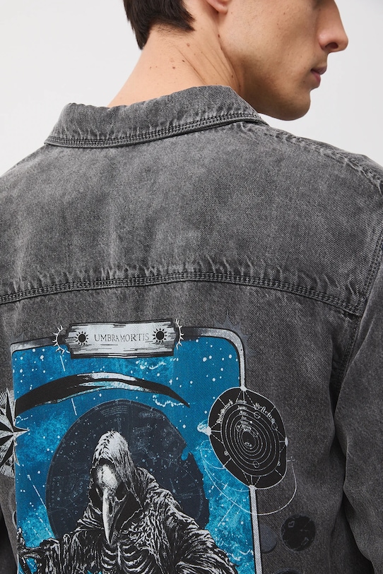 Medicine koszula jeansowa szary RW25-KDMC13