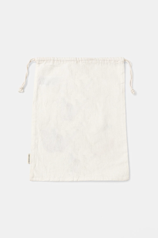 Worek do przechowywania bawełniany z nadrukiem 30 x 40 cm beżowy RW25-KEU603