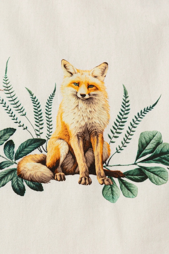 Worek do przechowywania bawełniany z nadrukiem 30 x 40 cm RW25-KEU604 beżowy RW25