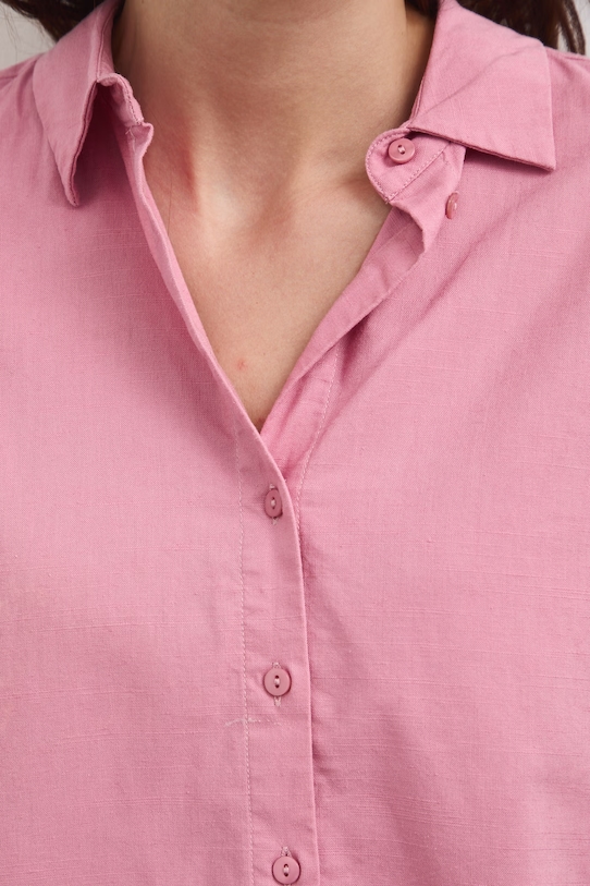 Medicine koszula z domieszką lnu RW25-KKD102