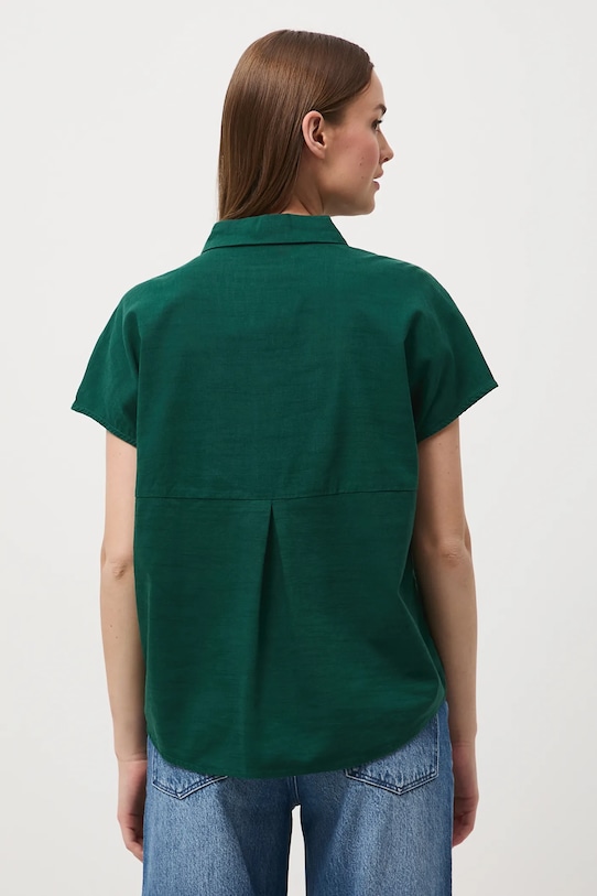 Îmbrăcăminte Medicine cămașă din amestec de in RW25-KKD102 verde