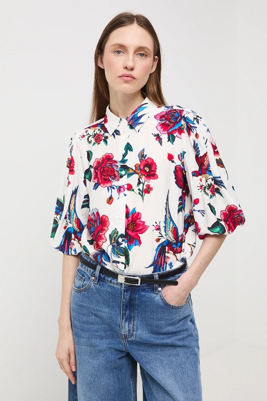 Medicine koszula regular beżowy RW25-KKDB01