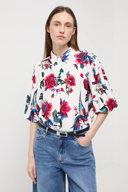 Medicine koszula regular beżowy RW25-KKDB01