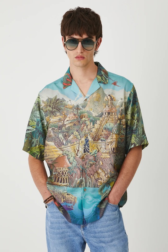 Koszula męska z kolekcji Lands of Legends – El Dorado RW25-KKM205 multicolor RW25