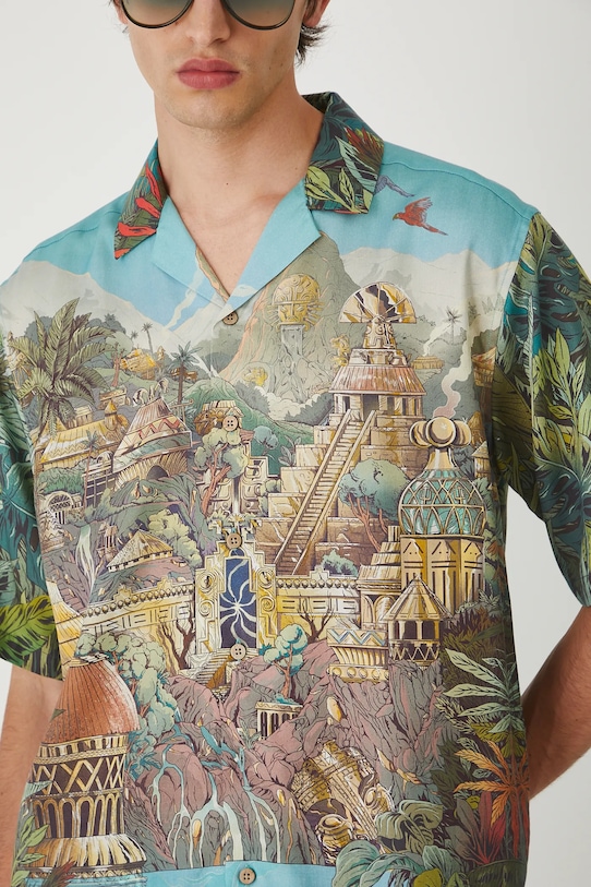 Koszula męska z kolekcji Lands of Legends – El Dorado RW25-KKM205