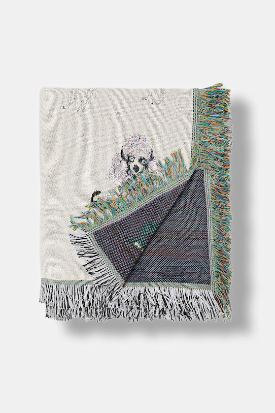 Sypialnia Koc żakardowy z okazji Dnia Psa – Zofia Różycka x Medicine RW25-KOU450 beżowy