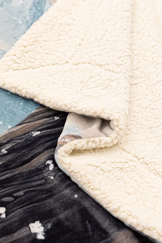 Akcesoria Koc polarowy wzorzysty 160 x 220 cm RW25-KOU603 multicolor