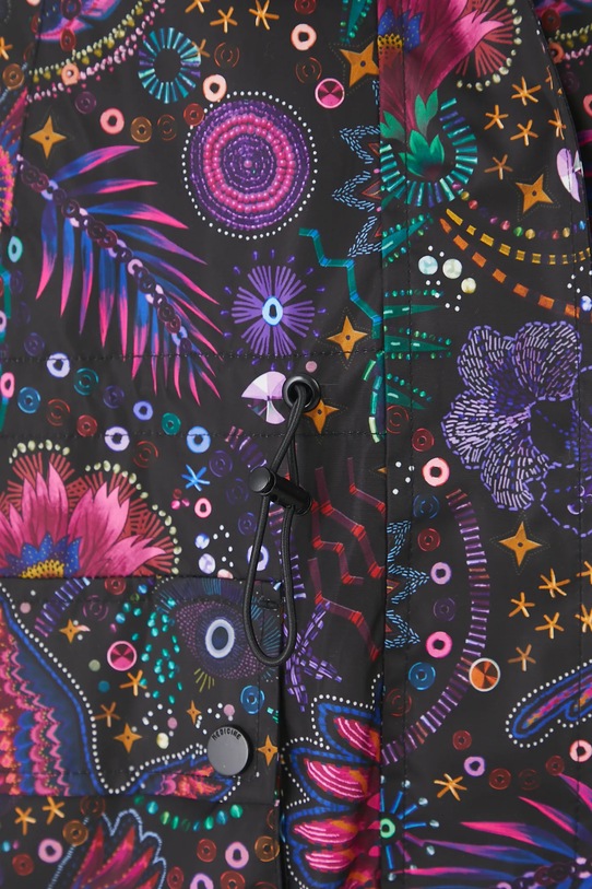 Bunda parka oversize vzorované RW25-KPD101 viacfarebná
