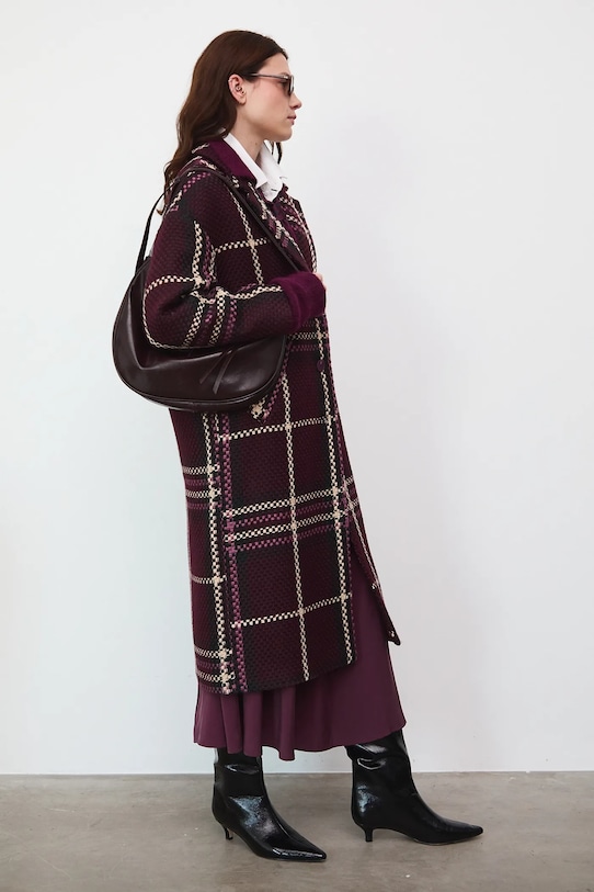 Medicine palton burgundia RW25-KPD603