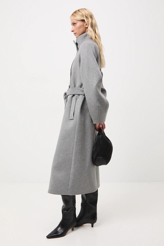 Medicine płaszcz wełniany RW25-KPD702 szary