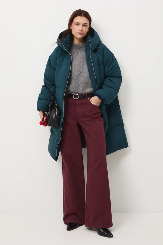 Medicine płaszcz puchowy pozostałe turkusowy RW25-KPDB00