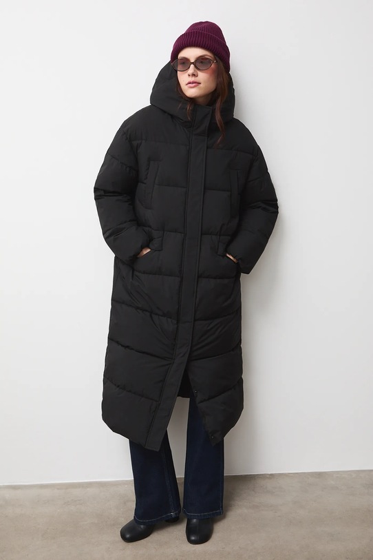 Medicine płaszcz RW25-KPDB02 czarny RW25