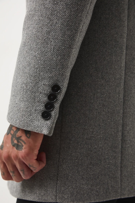 Medicine płaszcz z domieszką wełny RW25-KPM506