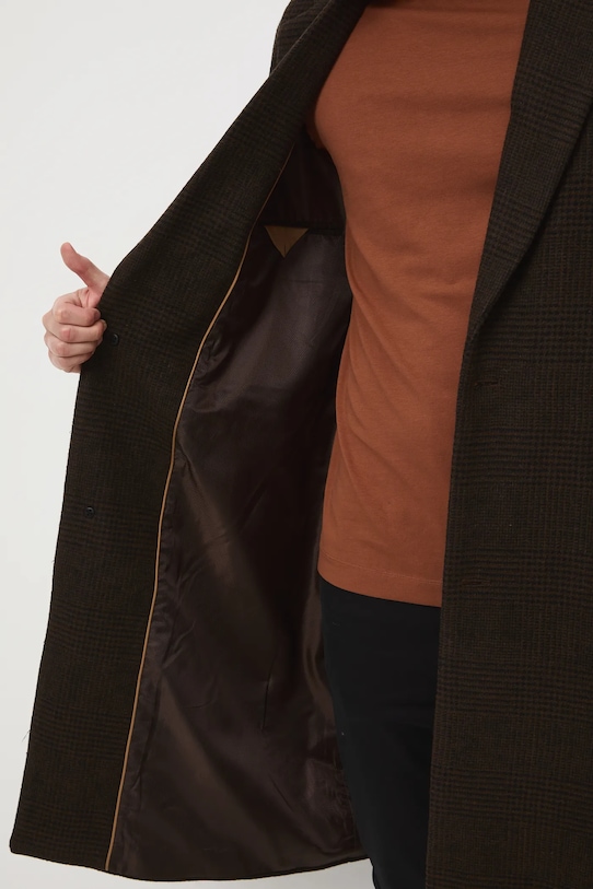 Medicine płaszcz z domieszką wełny RW25-KPM801