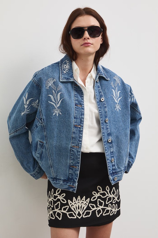 Îmbrăcăminte Medicine geacă jeans RW25-KUD100 albastru