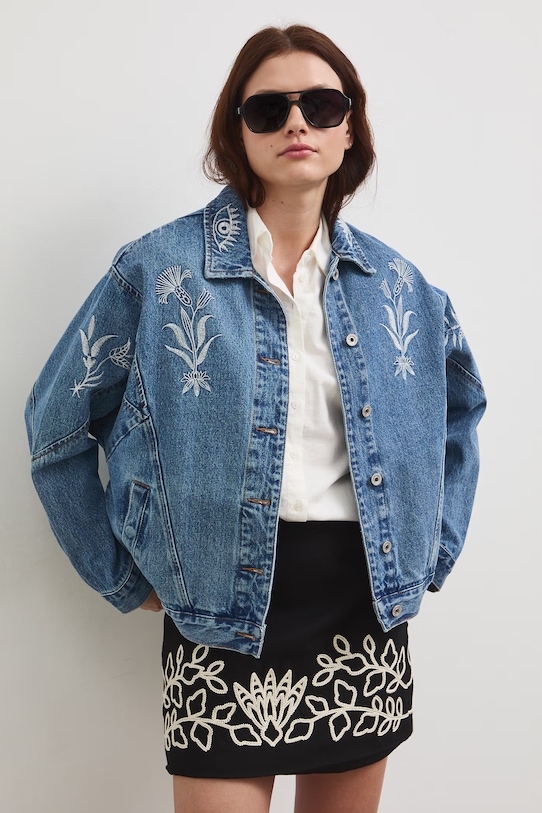 Îmbrăcăminte Medicine geacă jeans RW25-KUD100 albastru