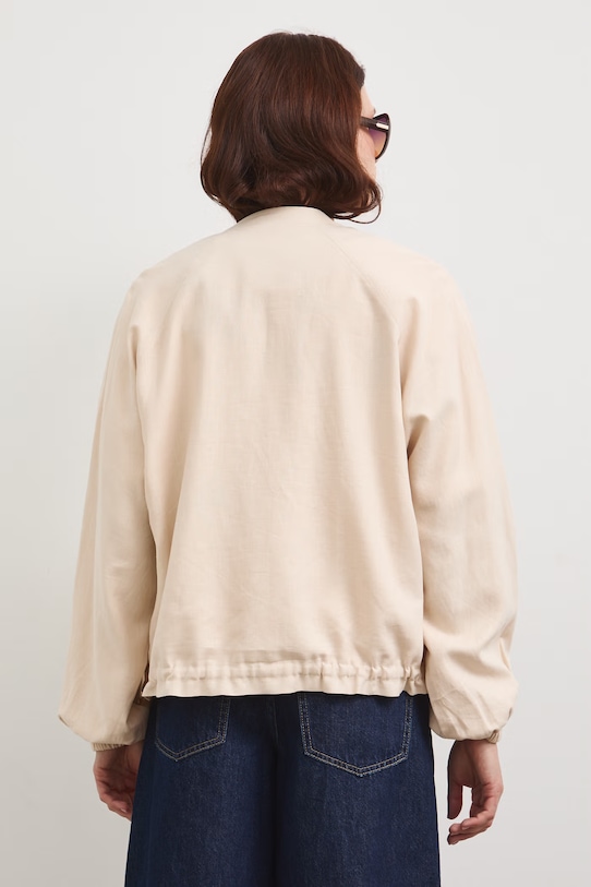 Lanena bomber jakna Medicine bež RW25.KUD101