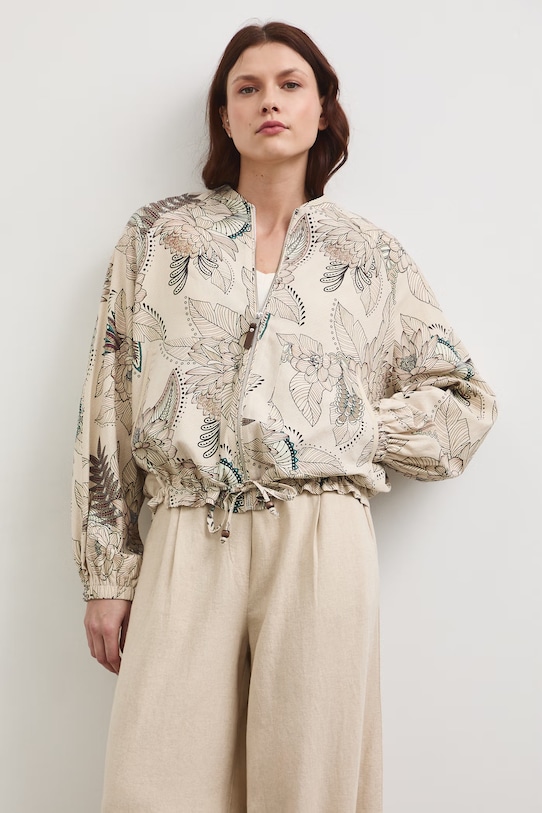 Medicine jachetă bomber din in cu captuseala multicolor RW25.KUD101