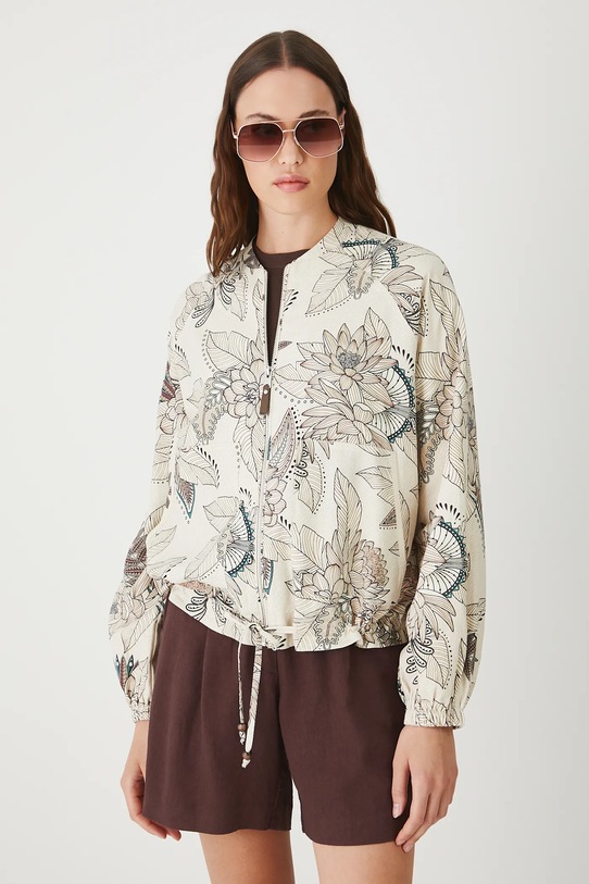 Medicine kurtka bomber lniana RW25.KUD101 multicolor RS26