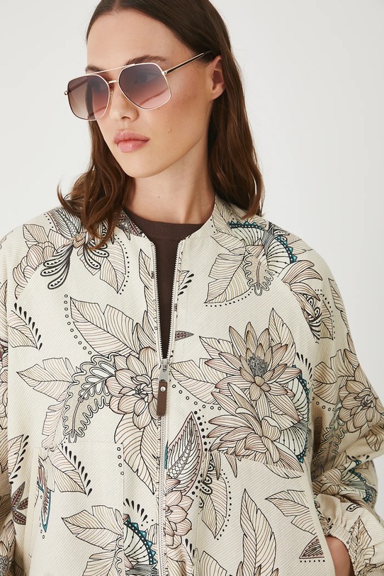 Medicine kurtka bomber lniana multicolor RW25.KUD101