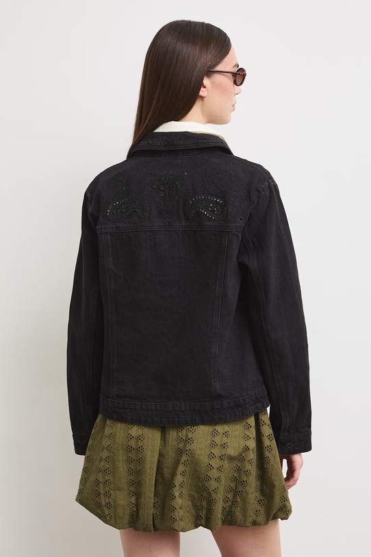 Odzież Kurtka damska jeansowa RW25-KUD104 czarny