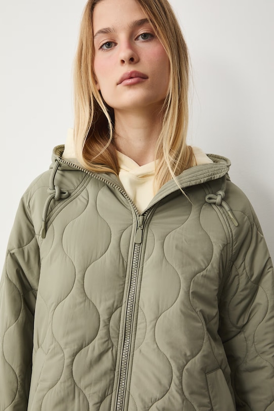Medicine kurtka pikowana damska zielony RW25-KUD304