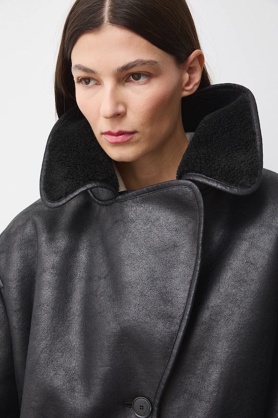 Bunda z ekokůže RW25-KUD503 černá