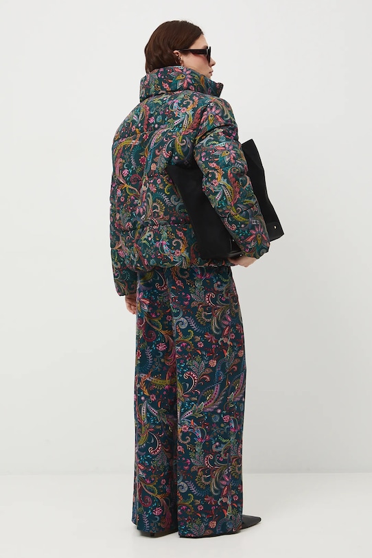 Kurtka damska pikowana wzorzysta RW25-KUDC00 multicolor RW25