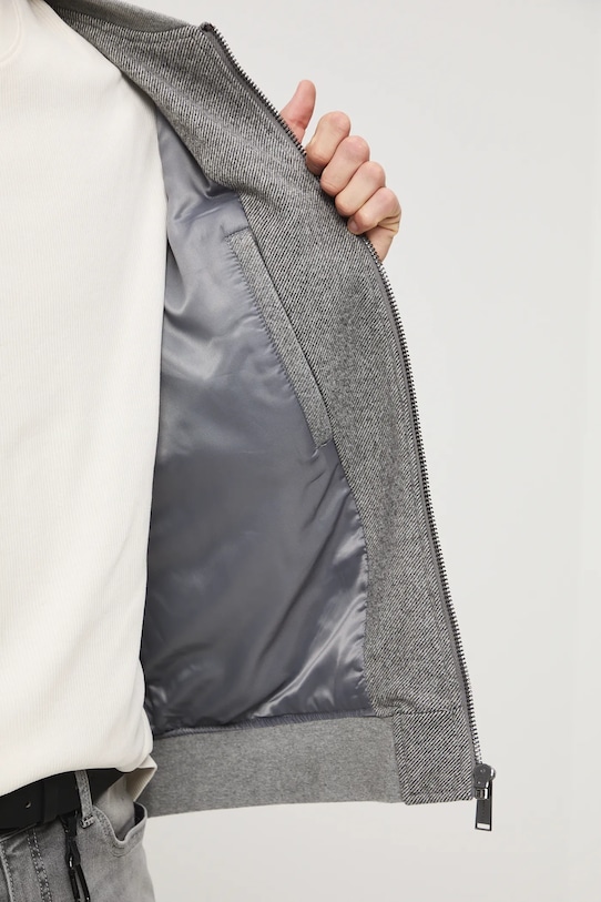 Kurtka bomber męska melanżowa RW25-KUM510