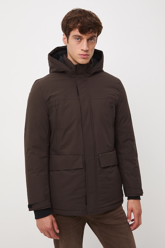 Kurtka męska gładka RW25-KUM713 brązowy RW25