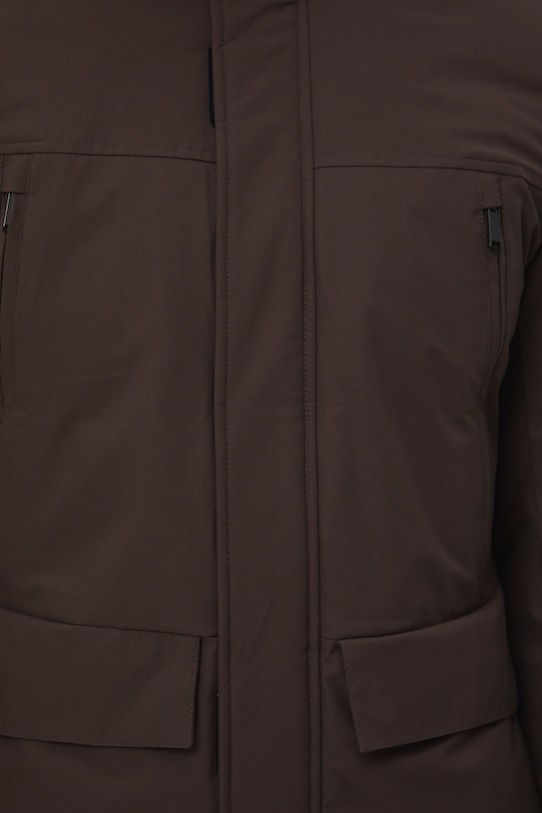 Kurtka męska gładka RW25-KUM713 brązowy