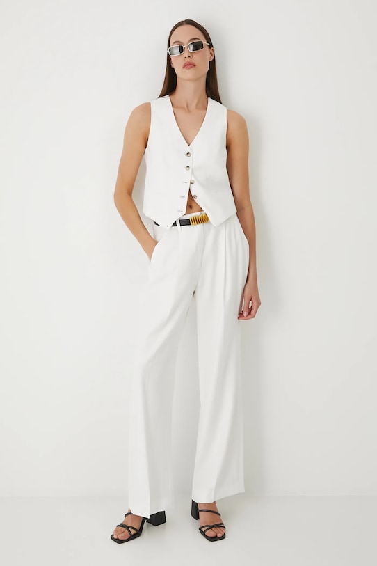 Kamizelka damska gładka RW25-KZD200 biały RW25