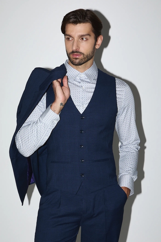 Medicine kamizelka tkanina granatowy RW25-KZMB20