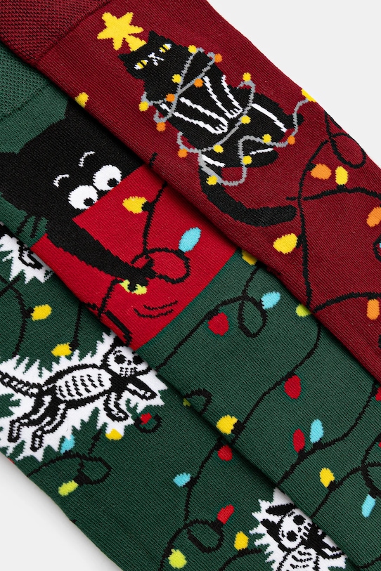 Medicine skarpetki bawełniane 3-pack RW25-LBDA01 multicolor RW25