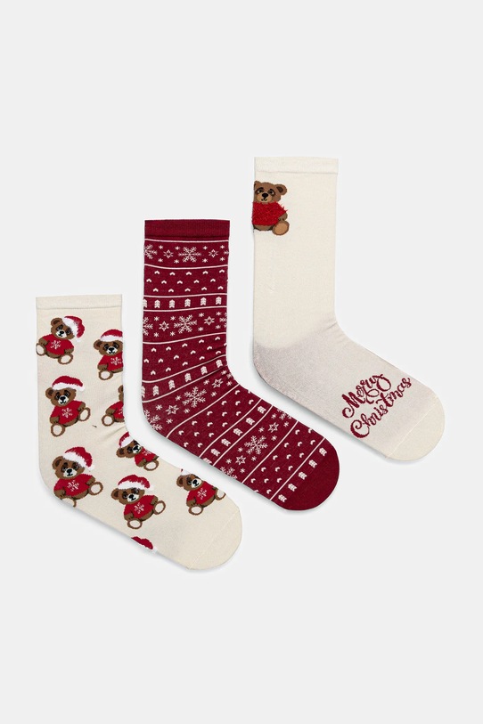 Ponožky sviatočná (3-pack) dlhé ponožky viacfarebná RW25-LBDA02