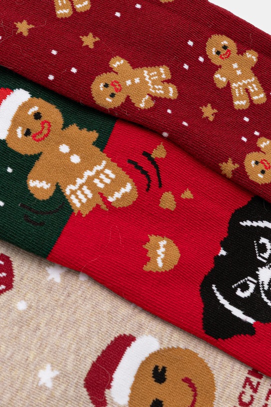 Medicine skarpetki bawełniane 3-pack RW25-LBDA04 multicolor RW25