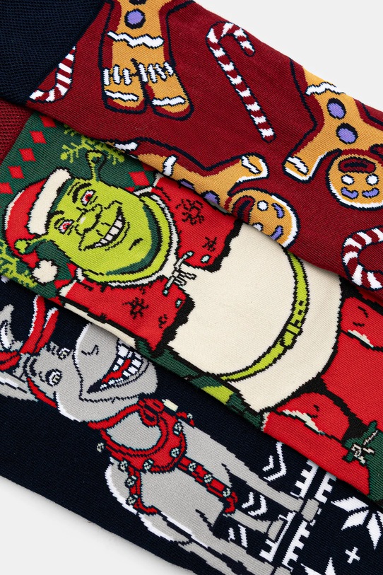 Medicine skarpetki bawełniane 3-pack RW25-LBDA51 multicolor RW25