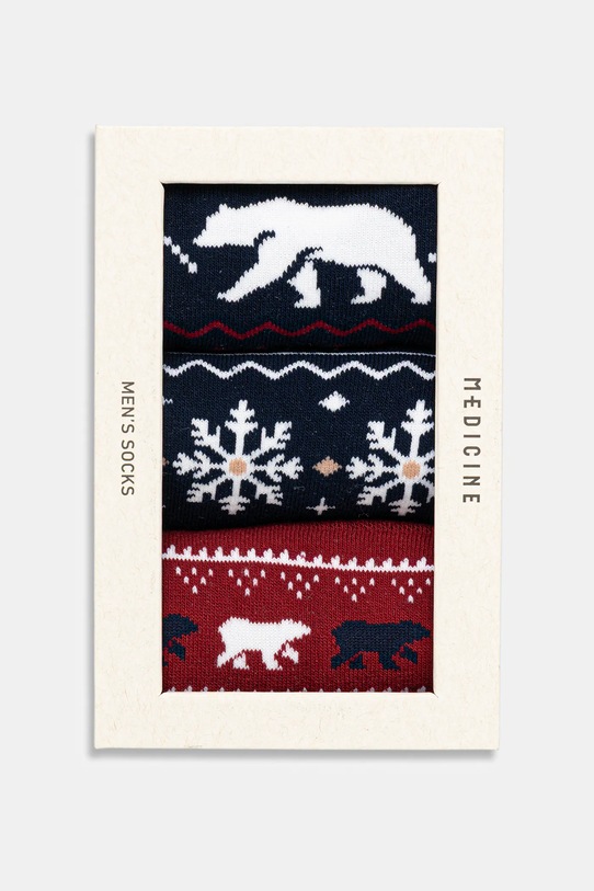 Odzież Medicine skarpetki bawełniane 3-pack RW25-LBMA09 multicolor